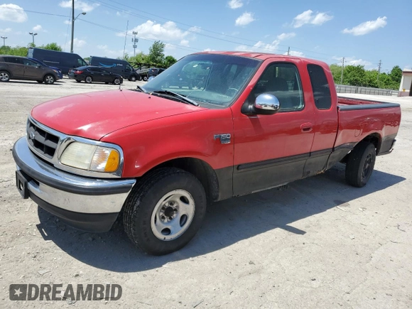 1998 Ford F-150 with VIN 1FTZX1765WKA88964, listed as a Copart auction lot 57334945 with 172,672 mi miles and Salvage title. Bid and sale history available at DreamBid. Image 1.