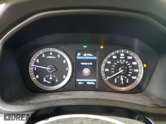 2018 Hyundai Sonata SEL z VIN 5NPE34AF4JH688080, wystawiony jako Copart lot #54577985 z przebiegiem 70 243 mil mil oraz Szkoda całkowita • Salvage title. Historia ofert i sprzedaży dostępna na DreamBid. Obrazek 9.