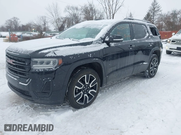 2021 GMC Acadia SLE with VIN 1GKKNRLS2MZ211301, listed as a IAAI auction lot 41326723 with 39,526 mi miles. Bid and sale history available at carsss.com. Image 2.