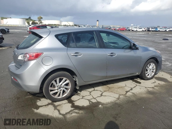 2013 Mazda 3 i Touring with VIN JM1BL1LP1D1825009, listed as a Copart auction lot 49516265 with 96,828 mi miles and Salvage Title. Bid and sale history available at carsss.com. Image 3.