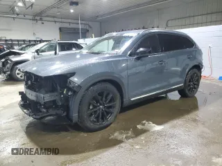 2021 Mazda CX-9 Grand Touring with VIN JM3TCBDY5M0511331, listed as a Copart auction lot 46904625 with 44,405 mi miles and Salvage Title. Bid and sale history available at carsss.com. Image 1.