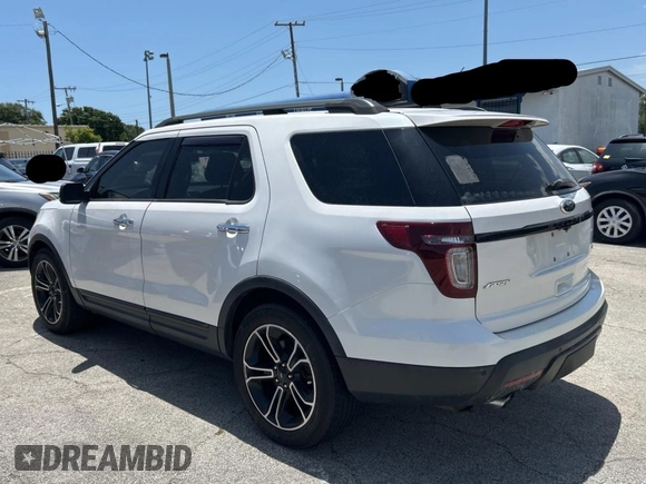 2014 Ford Explorer Sport with VIN 1FM5K8GT9EGC55433, listed as a Copart auction lot 61199495 with 96,843 mi miles and Clean title. Bid and sale history available at DreamBid. Image 3.