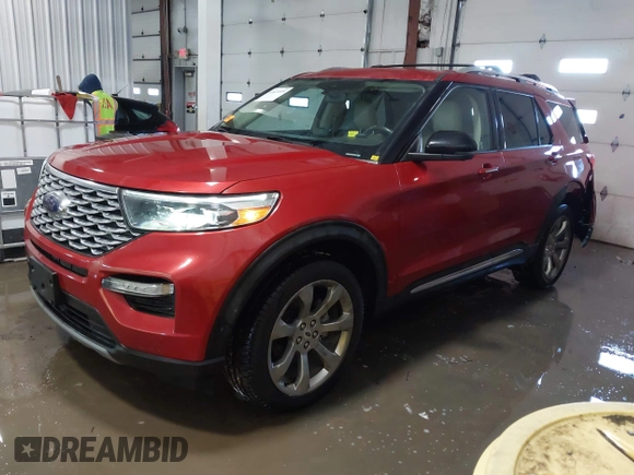 2020 Ford Explorer Platinum with VIN 1FM5K8HCXLGB10252, listed as a IAAI auction lot 41623559 with 62,157 mi miles. Bid and sale history available at carsss.com. Image 19.