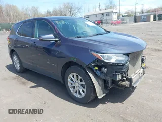 2019 Chevrolet Equinox LT z VIN 3GNAXUEV8KL246366, wystawiony jako IAAI lot #42096439 z przebiegiem 87 632 mil mil oraz . Historia ofert i sprzedaży dostępna na DreamBid. Obrazek 1.