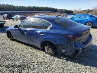 2016 Infiniti Q50 Red Sport 400 with VIN JN1FV7AR5GM450301, listed as a Copart auction lot 87959525 with 102,315 mi miles and Salvage Title. Bid and sale history available at DreamBid. Image 2.