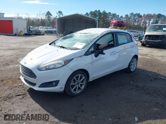 2019 Ford Fiesta SE with VIN 3FADP4EJ5KM128214, listed as a IAAI auction lot 41875482 with 114,906 mi miles. Bid and sale history available at carsss.com. Image 2.