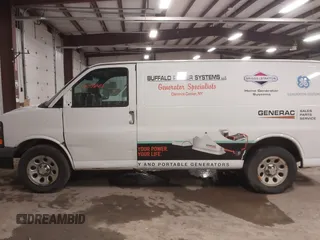 2012 Chevrolet Express Cargo Van with VIN 1GCSGAFX6C1167511, listed as a IAAI auction lot 42038681 with 281,334 mi miles. Bid and sale history available at carsss.com. Image 14.