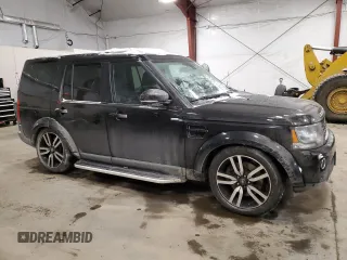 2016 Land Rover LR4 HSE Lux with VIN SALAK2V66GA829613, listed as a Copart auction lot 88982545 with 160,321 mi miles and Salvage Title. Bid and sale history available at DreamBid. Image 4.