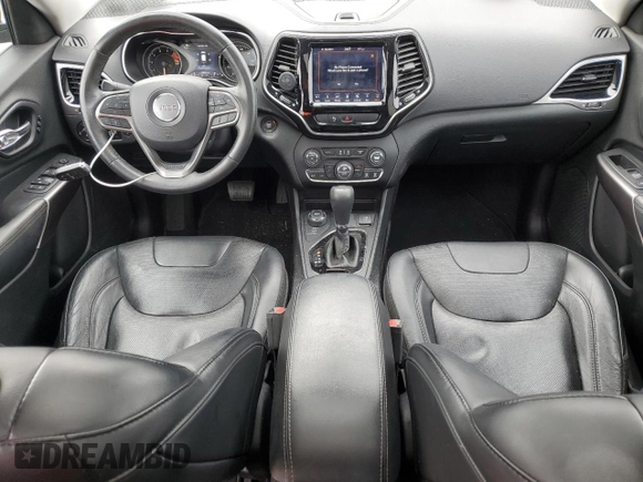 2019 Jeep Cherokee Limited with VIN 1C4PJMDX5KD421346, listed as a Copart auction lot 50021135 with 39,000 mi miles and Salvage Title. Bid and sale history available at carsss.com. Image 8.