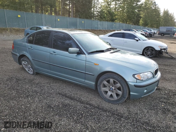 2005 BMW 3 Series 325i with VIN WBAEV33465KX09838, listed as a Copart auction lot 48338335 with 165,500 mi miles and Salvage Title. Bid and sale history available at carsss.com. Image 4.