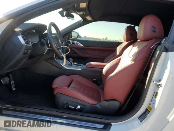 2023 BMW 4 Series M440i with VIN WBA53AT01PCL61211, listed as a Copart auction lot 83972064 with 12,489 mi miles and Salvage Title. Bid and sale history available at DreamBid. Image 7.