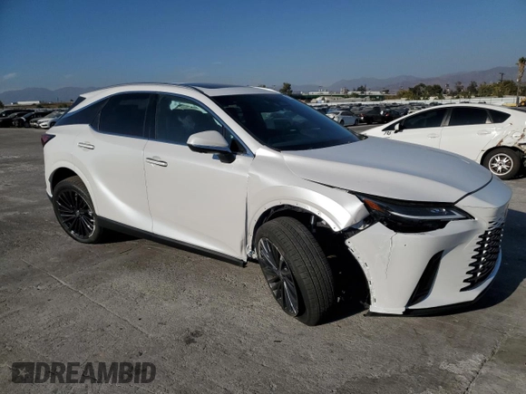 2024 Lexus RX with VIN 2T2BAMBA7RC044532, listed as a Copart auction lot 77763694 with 1,130 mi miles and Salvage Title. Bid and sale history available at carsss.com. Image 4.