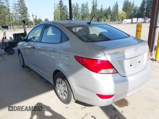 2016 Hyundai Accent SE with VIN KMHCT4AE6GU054438, listed as a IAAI auction lot 42110240 with 91,667 mi miles. Bid and sale history available at carsss.com. Image 3.