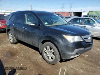 2009 Acura MDX with VIN 2HNYD28239H533973, listed as a Copart auction lot 49970585 with 176,591 mi miles and Salvage Title. Bid and sale history available at carsss.com. Image 4.