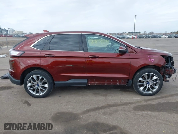 2016 Ford Edge Titanium with VIN 2FMPK4K86GBB31442, listed as a IAAI auction lot 41854898 with 79,599 mi miles. Bid and sale history available at carsss.com. Image 14.