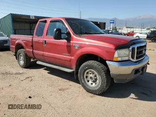 2002 Ford Super Duty F-250 XL with VIN 1FTNX21F92EB05853, listed as a Copart auction lot 71484314 with 0 mi miles and Salvage Title. Bid and sale history available at carsss.com. Image 4.