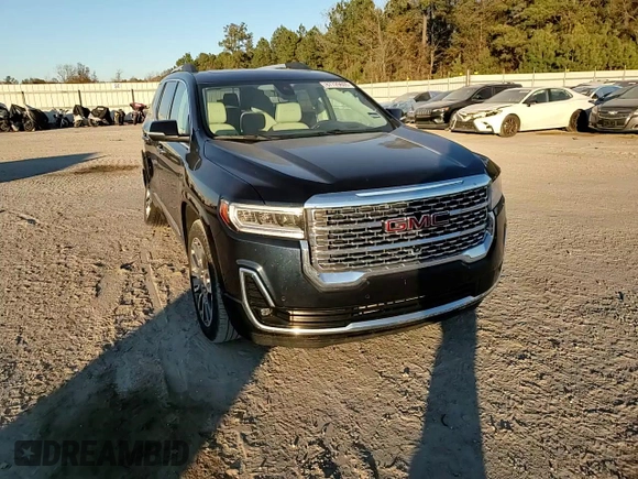 2021 GMC Acadia Denali with VIN 1GKKNPLS5MZ160946, listed as a Copart auction lot 87729605 with 21,450 mi miles and Salvage Title. Bid and sale history available at carsss.com. Image 12.