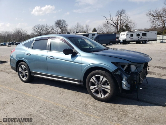 2013 Honda Crosstour EX-L with VIN 5J6TF2H58DL005971, listed as a Copart auction lot 48546455 with 105,444 mi miles and Salvage Title. Bid and sale history available at carsss.com. Image 4.