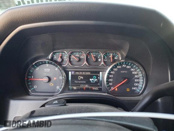 2017 Chevrolet Silverado 1500 LT with VIN 3GCPCREC8HG392522, listed as a Copart auction lot 48865505 with 171,135 mi miles and Salvage Title. Bid and sale history available at carsss.com. Image 9.