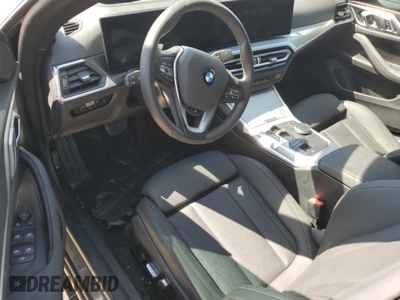2024 BMW 4 Series 430i with VIN WBA63AV06RFR10405, listed as a Copart auction lot 74097404 with Not Provided miles and Salvage Title. Bid and sale history available at DreamBid. Image 8.