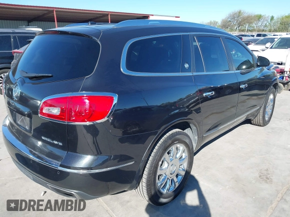2014 Buick Enclave Leather with VIN 5GAKRBKD4EJ160752, listed as a IAAI auction lot 41843436 with 76,168 mi miles and . Bid and sale history available at DreamBid. Image 4.