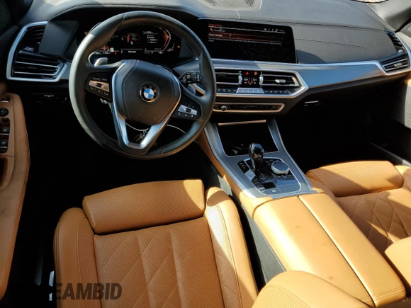 2023 BMW X5 sDrive40i with VIN 5UXCR4C0XP9P08573, listed as a Copart auction lot 85560524 with 67,939 mi miles and Salvage title. Bid and sale history available at DreamBid. Image 8.