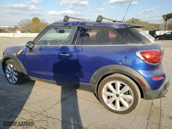 2014 MINI Cooper Paceman S with VIN WMWSS5C57EWN67301, listed as a Copart auction lot 77784854 with 78841 miles and Clean Title. Bid and sale history available at carsss.com. Image 2.