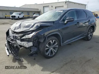 2019 Lexus RX 450hL Premium with VIN JTJDGKCA2K2008120, listed as a Copart auction lot 45681085 with 124,401 mi miles and Salvage Title. Bid and sale history available at DreamBid. Image 1.