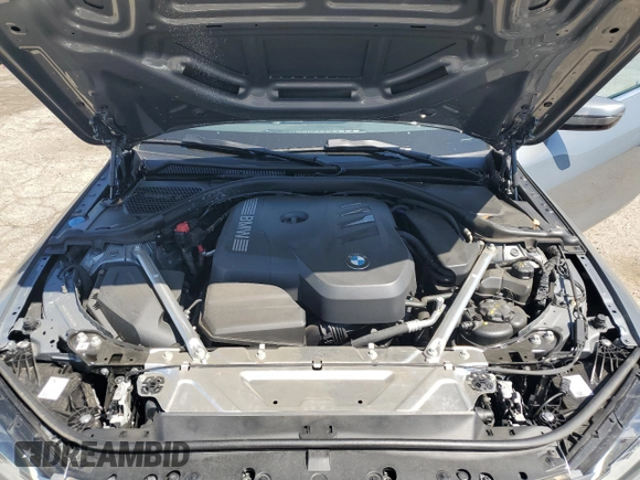 2025 BMW 4 Series 430i with VIN WBA43DA07SCS63339, listed as a Copart auction lot 51535265 with 10,594 mi miles and Salvage title. Bid and sale history available at DreamBid. Image 11.