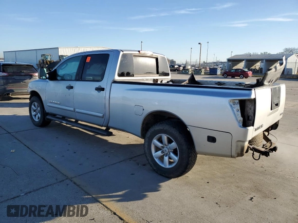 2008 Nissan Titan XE с VIN 1N6AA07F28N312585, выставлен на аукционе Copart как лот 44500475 с пробегом 260 239 миль миль и Списание • Salvage title. История ставок и продаж доступна на DreamBid. Изображение 2.