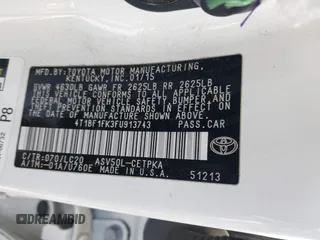 2015 Toyota Camry XLE with VIN 4T1BF1FK3FU913743, listed as a IAAI auction lot 42066972 with 136,917 mi miles and . Bid and sale history available at DreamBid. Image 9.