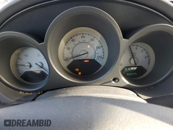 2008 Chrysler Sebring LX with VIN 1C3LC45K48N223232, listed as a Copart auction lot 80492454 with 80,977 mi miles and Salvage Title. Bid and sale history available at carsss.com. Image 9.