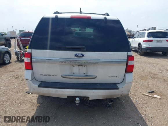 2015 Ford Expedition Platinum with VIN 1FMJU1LT3FEF23475, listed as a IAAI auction lot 42162020 with 224,634 mi miles and . Bid and sale history available at DreamBid. Image 16.