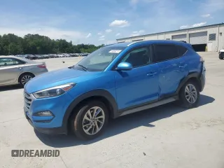 2018 Hyundai Tucson SEL with VIN KM8J3CA49JU703701, listed as a Copart auction lot 54869215 with Not provided miles and Salvage title. Bid and sale history available at DreamBid. Image 1.