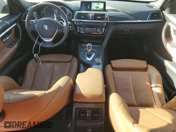 2017 BMW 3 Series 330i with VIN WBA8B9C31HK885586, listed as a Copart auction lot 87011734 with 140,714 mi miles and Salvage Title. Bid and sale history available at carsss.com. Image 8.