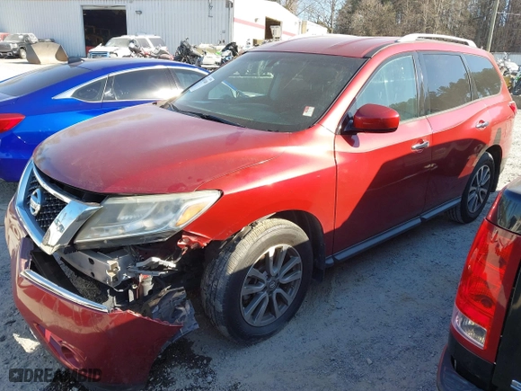 2013 Nissan Pathfinder SL with VIN 5N1AR2MN7DC684430, listed as a IAAI auction lot 41687480 with 178,604 mi miles. Bid and sale history available at carsss.com. Image 16.