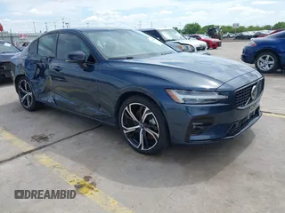 2024 Volvo S60 Core Dark Theme with VIN 7JRL12FK9RG327436, listed as a IAAI auction lot 41898048 with 13,282 mi miles and . Bid and sale history available at DreamBid. Image 1.