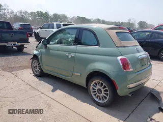 2013 FIAT 500 Lounge with VIN 3C3CFFER3DT536623, listed as a IAAI auction lot 42425991 with 87,905 mi miles and . Bid and sale history available at DreamBid. Image 3.