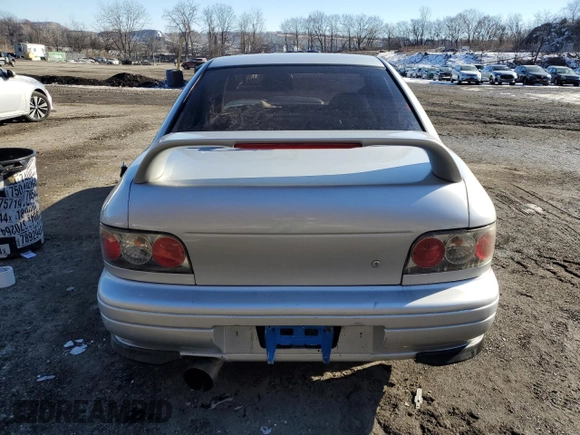 1995 Subaru Impreza with VIN GC8028204, listed as a Copart auction lot 41823865 with 123,670 mi miles and Salvage title. Bid and sale history available at DreamBid. Image 6.