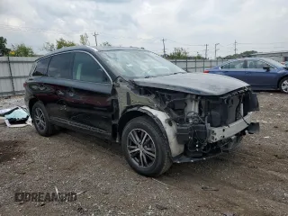 2019 Infiniti QX60 Pure with VIN 5N1DL0MM0KC532240, listed as a Copart auction lot 60288795 with 65,485 mi miles and Salvage title. Bid and sale history available at DreamBid. Image 4.