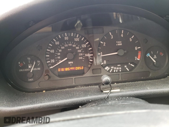 1998 BMW 3 Series 318iA with VIN WBACC0327WEK27681, listed as a Copart auction lot 44857724 with 16,185 mi miles and Salvage Title. Bid and sale history available at carsss.com. Image 9.
