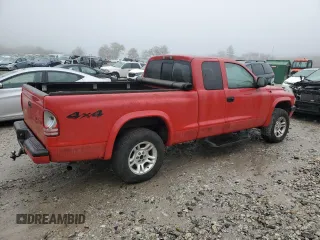 2004 Dodge Dakota Sport with VIN 1D7HG32N14S637326, listed as a Copart auction lot 55896625 with 51,693 mi miles and Clean Title. Bid and sale history available at carsss.com. Image 3.