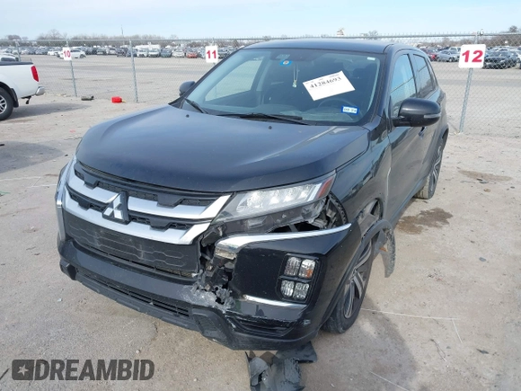 2020 Mitsubishi Outlander Sport SE 2.0 with VIN JA4AP4AU3LU015043, listed as a IAAI auction lot 41284693 with 45,300 mi miles. Bid and sale history available at carsss.com. Image 17.