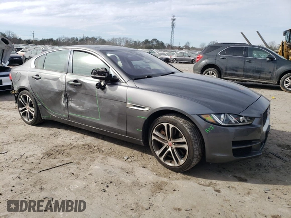 2017 Jaguar XE 35t Premium with VIN SAJAJ4BVXHA968468, listed as a Copart auction lot 43219065 with 107,299 mi miles and Salvage Title. Bid and sale history available at carsss.com. Image 4.