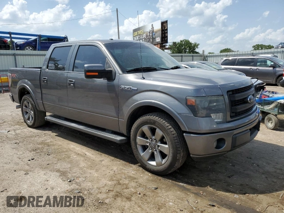 2014 Ford F-150 XL with VIN 1FTFW1CT2EFA12322, listed as a Copart auction lot 56483945 with 134,884 mi miles and Clean title. Bid and sale history available at DreamBid. Image 4.