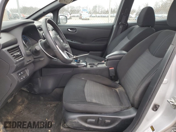 2020 Nissan LEAF SV Plus with VIN 1N4BZ1CP6LC301328, listed as a Copart auction lot 46263255 with 23,034 mi miles and Salvage Title. Bid and sale history available at DreamBid. Image 7.