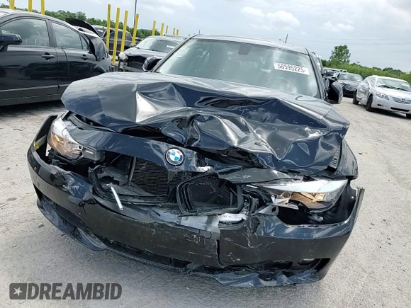 2014 BMW 3 Series 320i xDrive with VIN WBA3C3G51ENS72023, listed as a Copart auction lot 58595225 with 104,315 mi miles and Salvage title. Bid and sale history available at DreamBid. Image 13.
