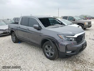 2023 Honda Ridgeline RTL with VIN 5FPYK3F5XPB025508, listed as a Copart auction lot 50920095 with 3,913 mi miles and Salvage Title. Bid and sale history available at carsss.com. Image 4.