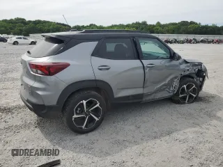 2023 Chevrolet TrailBlazer RS with VIN KL79MUSL9PB170606, listed as a Copart auction lot 56814854 with 16,452 mi miles and Salvage Title. Bid and sale history available at DreamBid. Image 3.