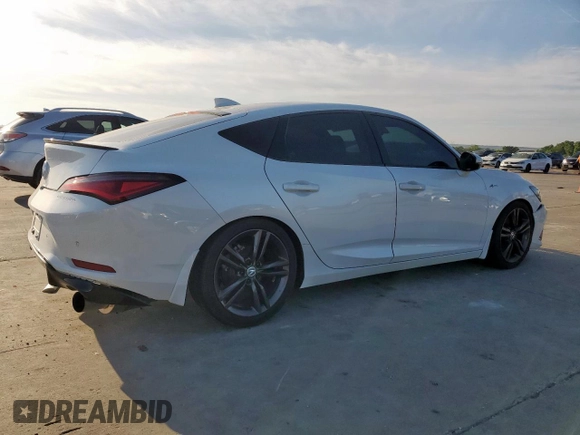 2023 Acura Integra Technology with VIN 19UDE4G76PA007232, listed as a Copart auction lot 56252435 with 34,256 mi miles and Salvage title. Bid and sale history available at DreamBid. Image 3.